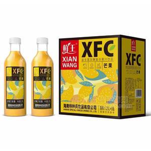 鮮王芒果益生菌發(fā)酵復(fù)合果汁飲料1.25lx6瓶