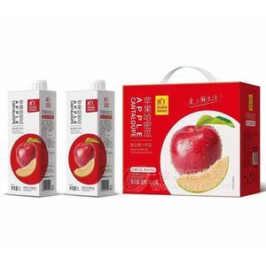 鮮王蘋(píng)果哈密瓜果汁飲料1lx6瓶