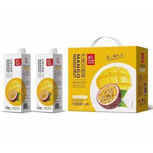 鮮王芒果百香果復合果汁飲品1lx6瓶