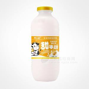 牛小云甜牛奶玉米味秋冬季乳飲料450ml