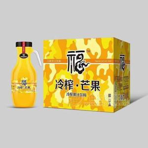 名福冷榨芒果冷榨果汁飲料玻璃瓶1.5lx6瓶