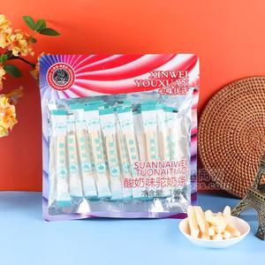 心味酸奶味驼奶条奶糖休闲零食糖果160g