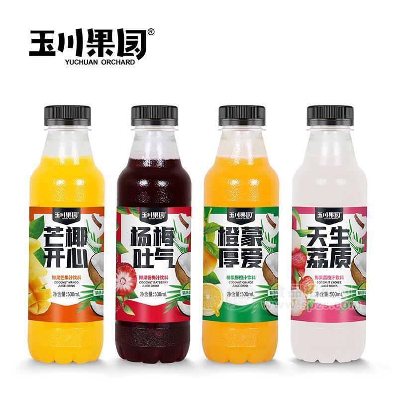 玉川果园椰果果汁系列招商500ml 