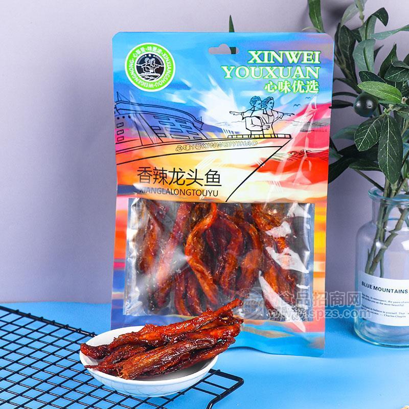 心味香辣龙头鱼鱼干鱼丝休闲零食83g