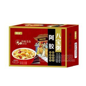 錦業(yè)阿膠八寶粥箱裝方便食品招商320g×10罐12罐