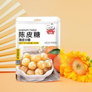 情人结田园风味陈皮糖休闲食品142g