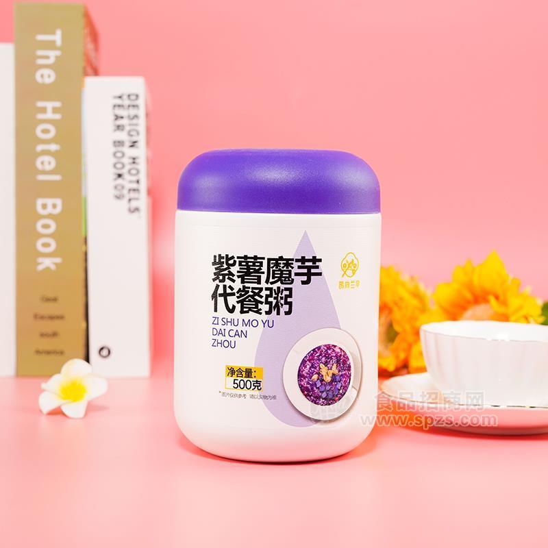 鵲尚蘭亭紫薯魔芋代餐粥沖調(diào)食品招商500g