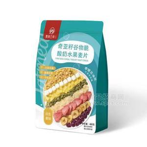 鵲尚蘭亭奇亞籽谷物脆酸奶水果麥片招商400g