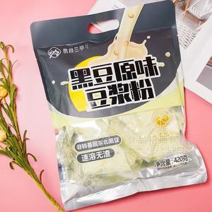 鵲尚蘭亭黑豆原味豆?jié){粉沖調(diào)食品招商420g