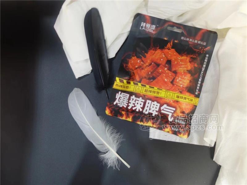 辣愛逗爆辣脾氣辣塊大刀肉65g休閑食品零食招商