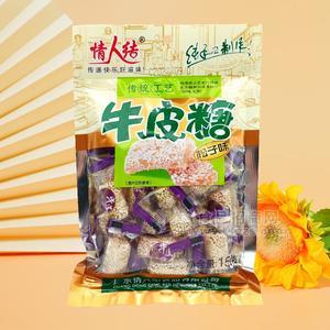 情人結(jié)松子味牛皮糖招商糖果150g