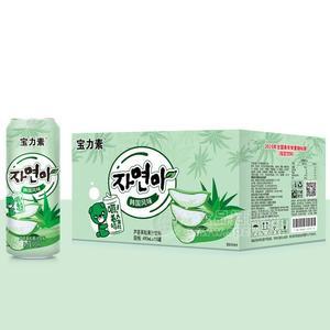 寶力素蘆薈果粒果汁飲料韓國風(fēng)味490mlx15罐