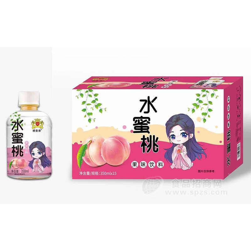 崂金泉水密桃果味饮料350ml×15