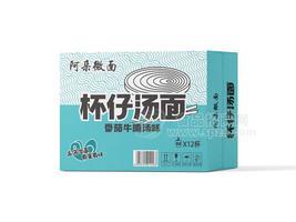 阿朵微面番茄牛腩汤味杯仔汤面