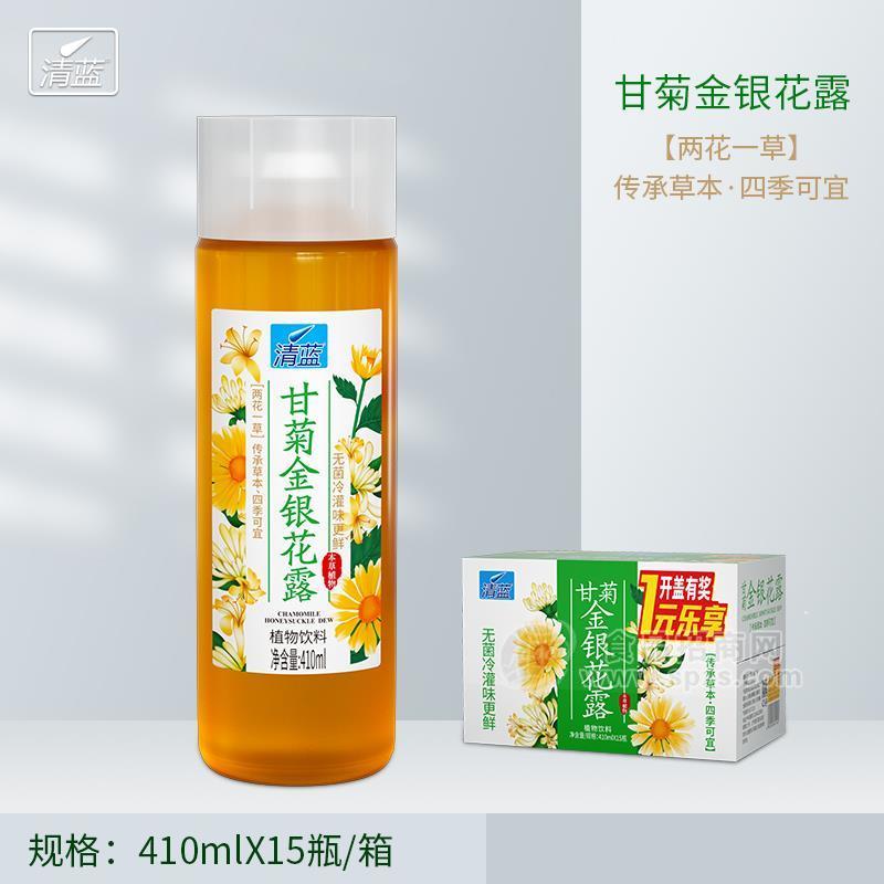 清蓝甘菊金银花露植物饮料410mlX15瓶