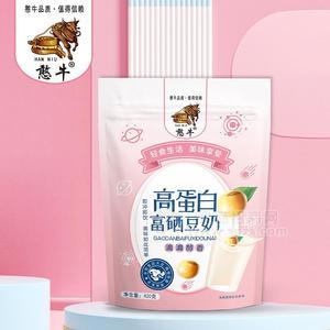 憨牛高蛋白富硒豆奶即沖即食方便食品420g