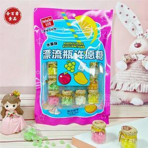 合百客漂流瓶许愿糖糖玩水果味硬糖小颗粒糖果休闲零食