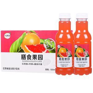 小輕果語(yǔ)膳食果園紅西柚復(fù)合果汁飲料500ml