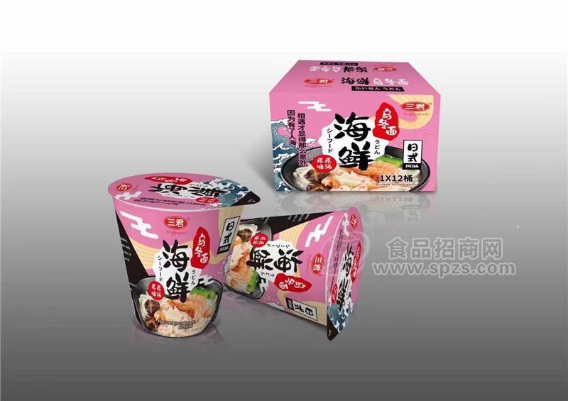 三君海鮮烏冬面方便食品