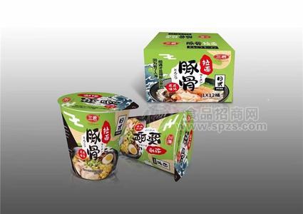 三君豚骨拉面方便食品