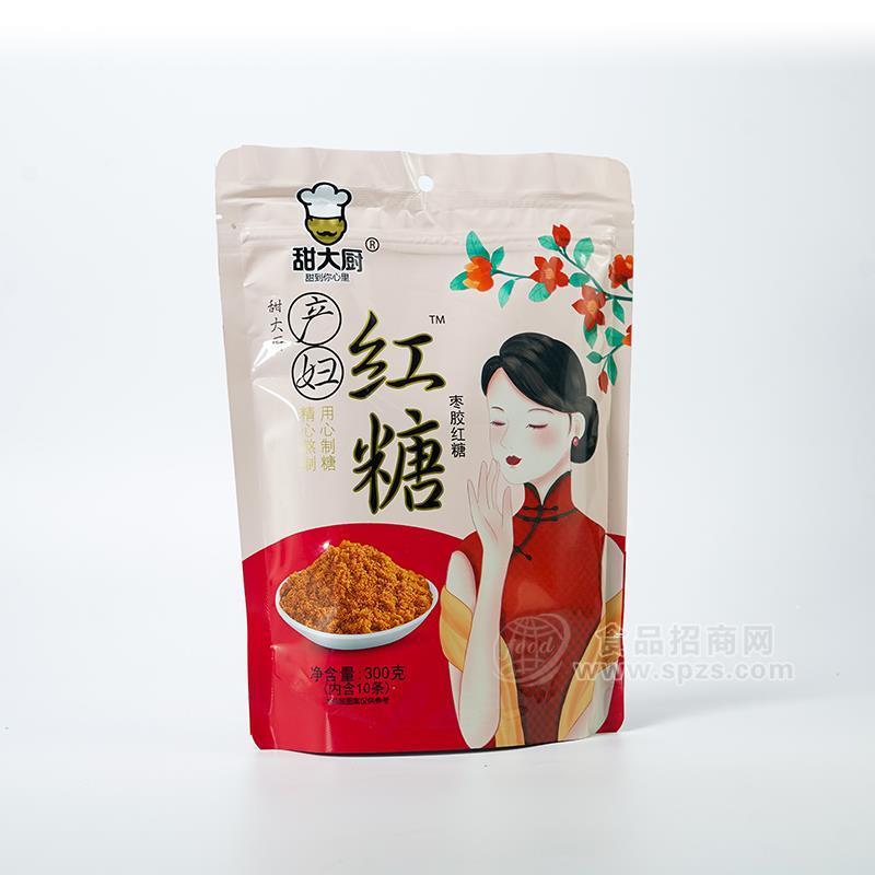 甜大廚產(chǎn)婦紅糖棗膠紅糖獨立包裝300g