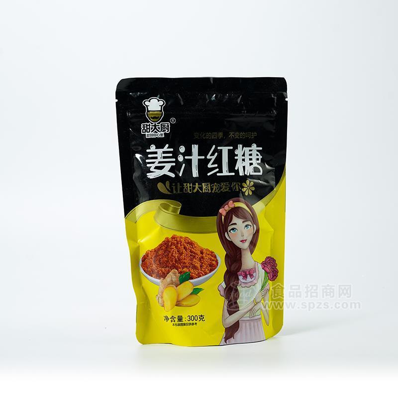·甜大厨姜汁红糖袋装300g 
