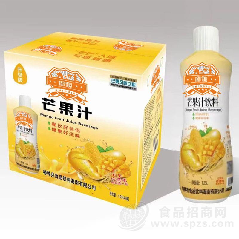 椰秘芒果汁果汁饮料风味饮料1.25LX6瓶