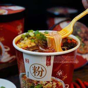 綿陽開元米粉廠家直銷特產(chǎn)方便速食桶裝牛肉粉185g