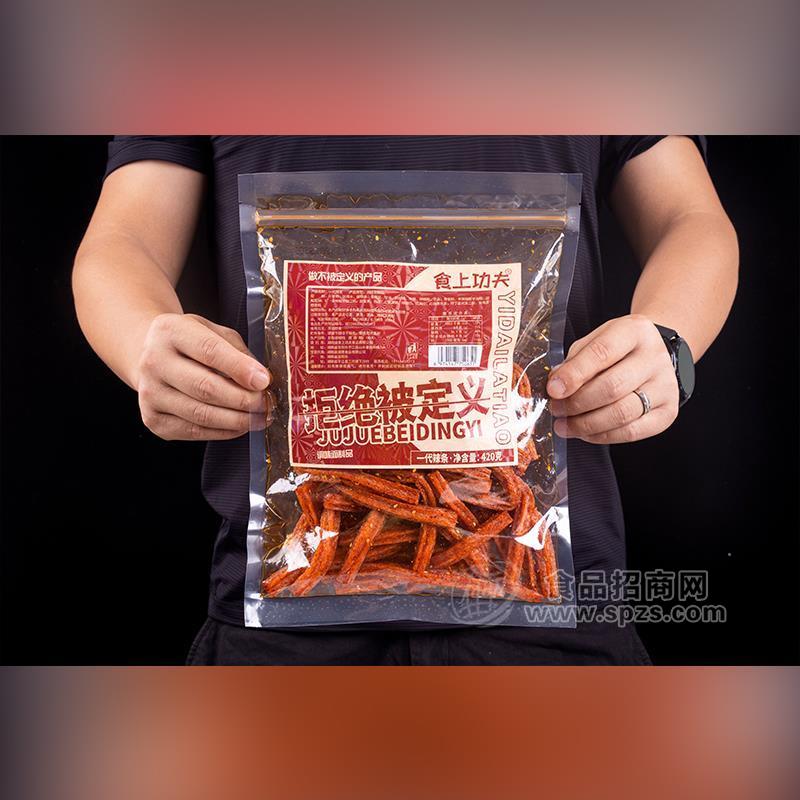 食上功夫辣条调味面制品休闲食品420g 