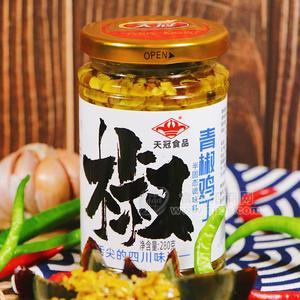 天冠食品青椒醬青椒雞丁醬半固態(tài)調(diào)味料280g