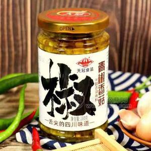 天冠食品青椒醬青椒香菇醬半固態(tài)調(diào)味料280g