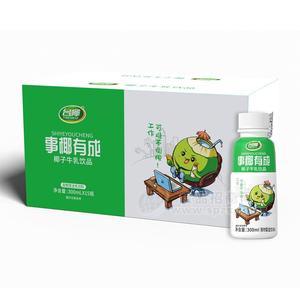 臺(tái)椰事椰有成椰子牛乳飲品乳飲料300mlx15瓶