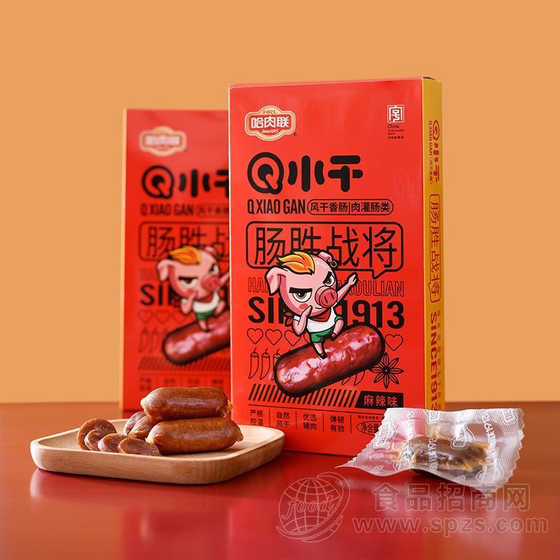 哈肉联麻辣味风干香肠肉制品招商