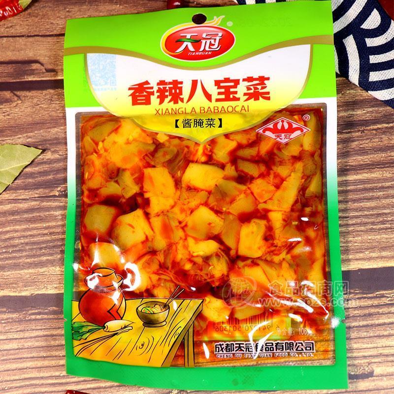 ·天冠香辣八宝菜酱腌菜106g 