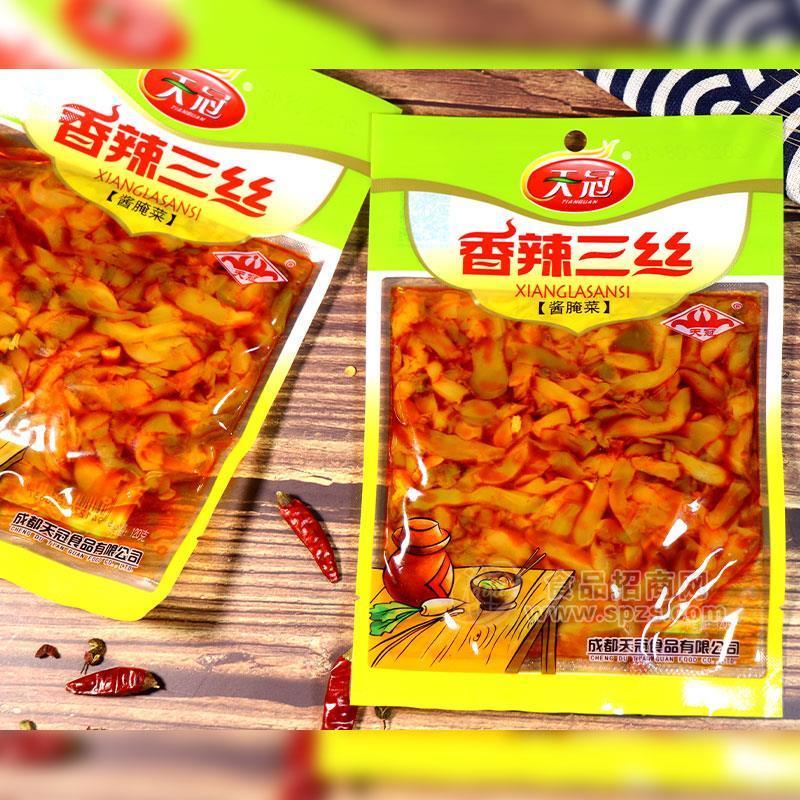 ·天冠香辣三丝酱腌菜120g 