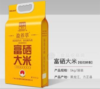 王老吉餐饮盈养萃富硒大米东北大米方正大米5kg