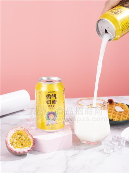 青世家奶啤乳味飲料青島奶啤百香果味香氣奶啤