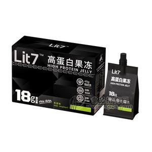 Lit7青提味高蛋白果凍休閑零食營養(yǎng)補(bǔ)充1盒裝