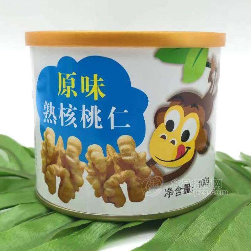 绿映红原味熟核桃仁坚果休闲零食100g