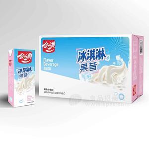 金世寶冰淇淋果昔風(fēng)味飲料箱裝招商250ml×24盒