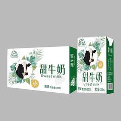 智汇超脑甜牛奶原味复合蛋白饮料箱装招商250ml