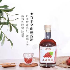 百未草山楂露酒 OEM加工定制 玻璃瓶灌裝滋補養(yǎng)生酒