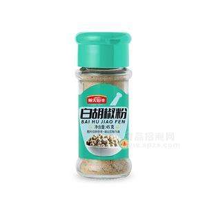 顺天恒丰白胡椒粉瓶装粉系列45g
