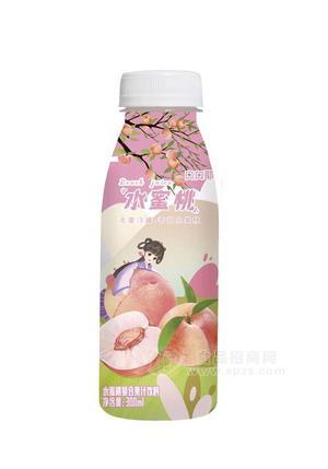 口口耶水蜜桃復合果汁飲料全國招商300ml