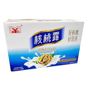 蜜园核桃露植物蛋白饮料礼盒装招商240mlx16罐