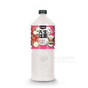 玉川果園天生荔質(zhì)椰果荔枝汁飲料1.5l