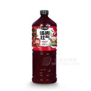 玉川果園楊梅吐氣椰果楊梅汁飲料1.5l