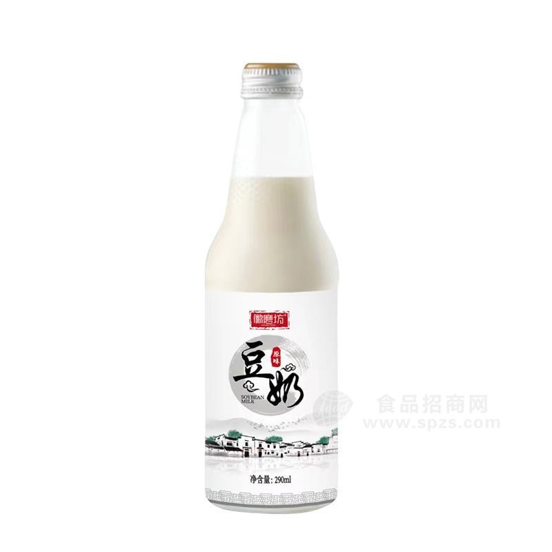 ·徽磨坊豆奶玻璃瓶290ml 
