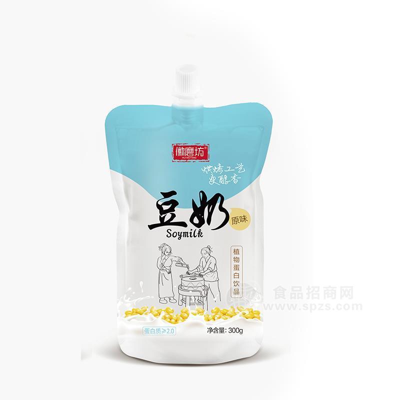 ·徽磨坊豆奶植物蛋白饮料300g 