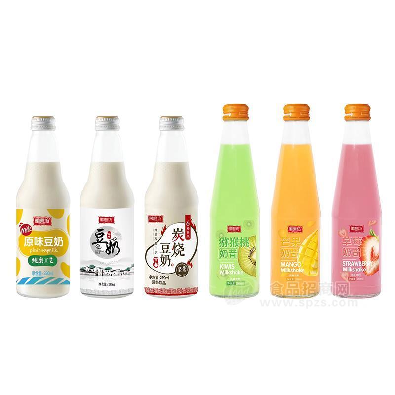 ·豆奶系列风味饮料系列玻璃瓶招商 